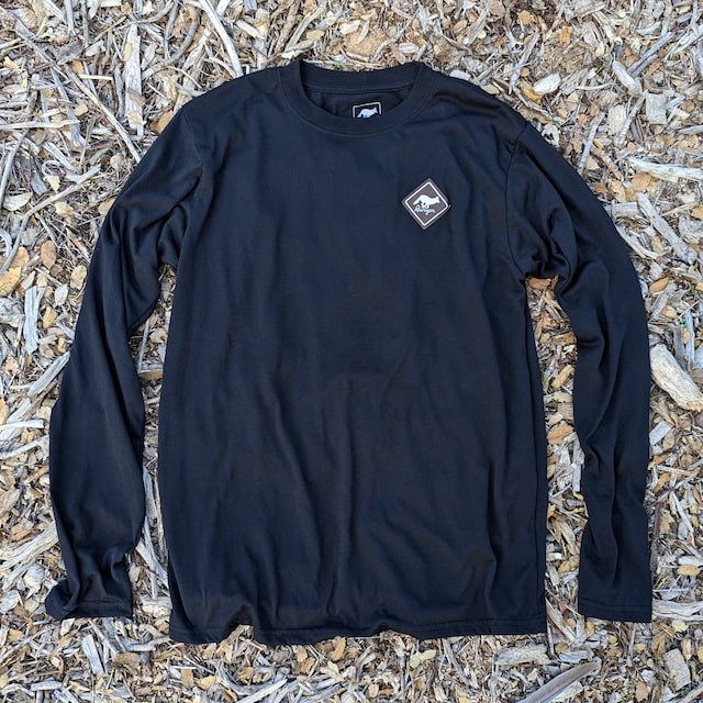 Runyon CozyTech Black Long Sleeve Performance Camp Shirts - American Made In USA Outdoor Fitness Runyon Canyon Apparel