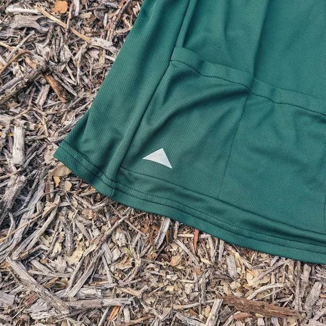 Runyon Men's Forest Green Gravel Cycling Jersey - Made In USA