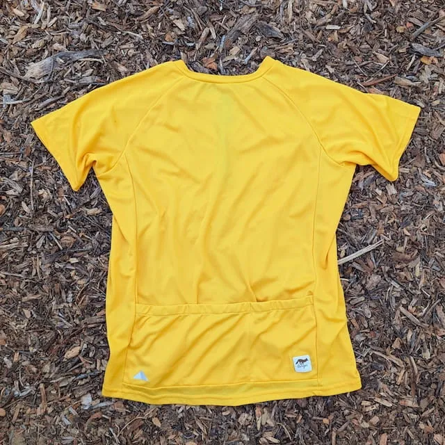 Runyon Men's Golden Yellow Gravel Cycling Jersey - Made In USA