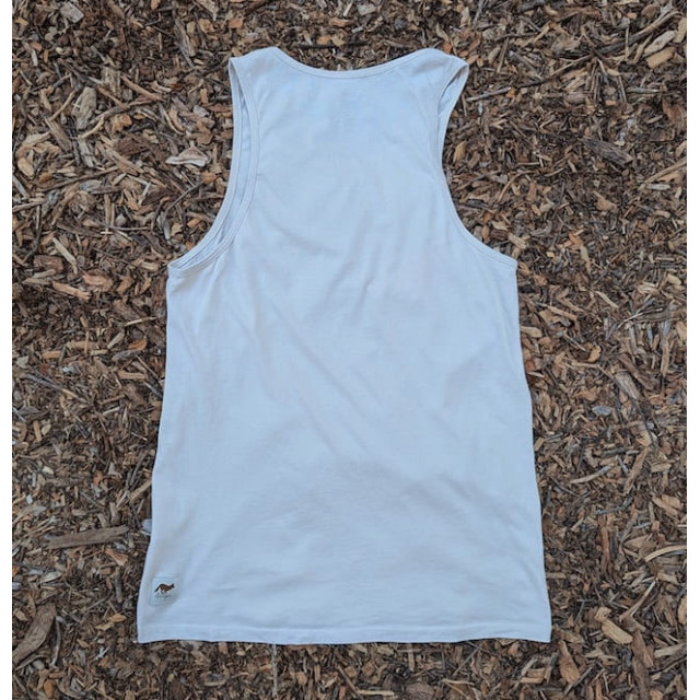 Unisex 100% Cotton Tank Tops for Women -- Running, Hiking, Workout, Gym - Sand Beige