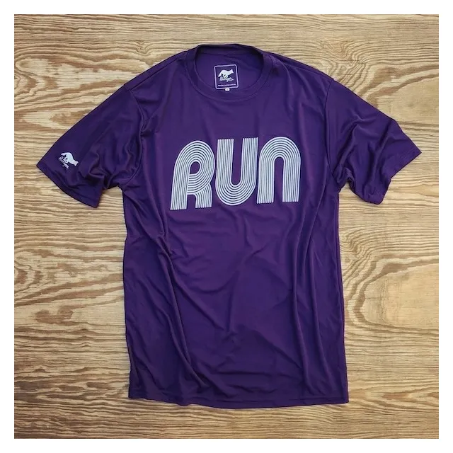 Runyon Canyon Apparel Men's Running Clothing RUN Purple Fitness Shirt Performance Sportswear American Made In USA Runyon Canyon Apparel Men's Running Clothing RUN Purple Fitness Shirt Performance Sportswear American Made In USA