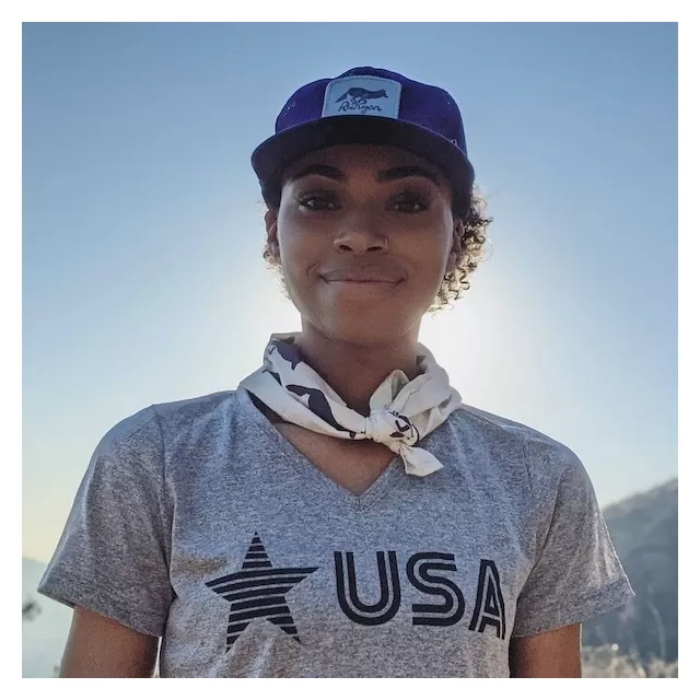 Runyon American Made In USA Womens Running Clothing Black Star USA Fitness Shirt Performance Sportswear Runyon Canyon Apparel