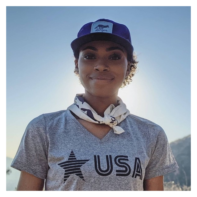 Runyon American Made In USA Womens Running Clothing Black Star USA Fitness Shirt Performance Sportswear Runyon Canyon Apparel