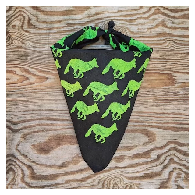 Runyon Canyon Apparel Black Mutant Ninja Bandana Made In USA