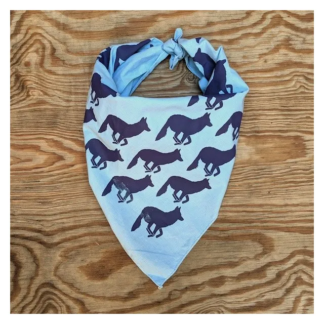 Runyon Canyon Apparel Blue Plum Signature Bandana great for Running, Hiking, Trails, Outdoor Fitness Made In USA