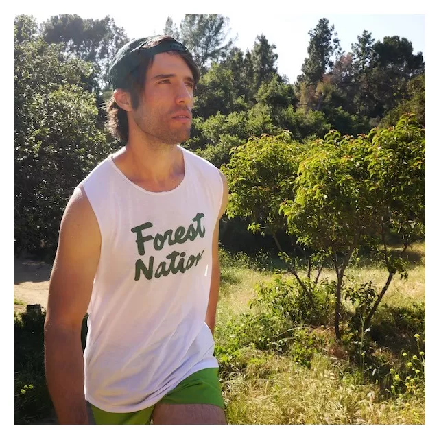 Runyon Mens Forest Nation Adventure Club Fitness Sweat Tank
