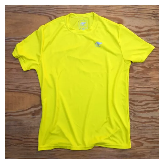 Runyon Canyon Apparel Mens Mellow Yellow Trail Shirt - Performance Active Fitnesswear Made In USA