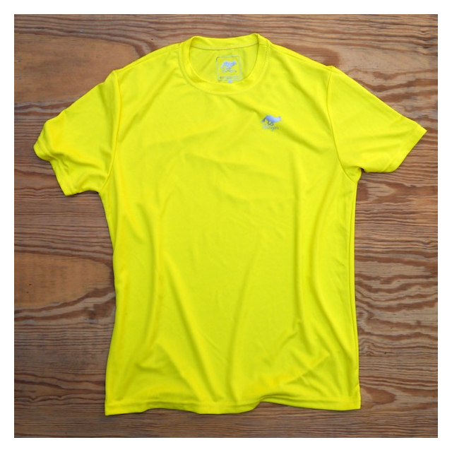 Runyon Canyon Apparel Mens Mellow Yellow Trail Shirt - Performance Active Fitnesswear Made In USA