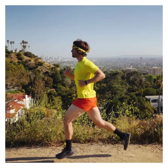 Runyon Canyon Apparel Mens Mellow Yellow Trail Shirt - Performance Active Fitnesswear Made In USA
