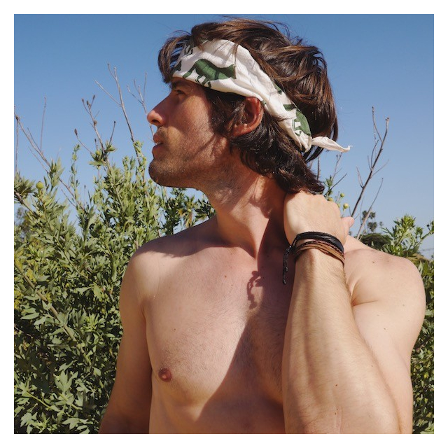Runyon Natural Evergreen Signature Bandana American Made In The USA