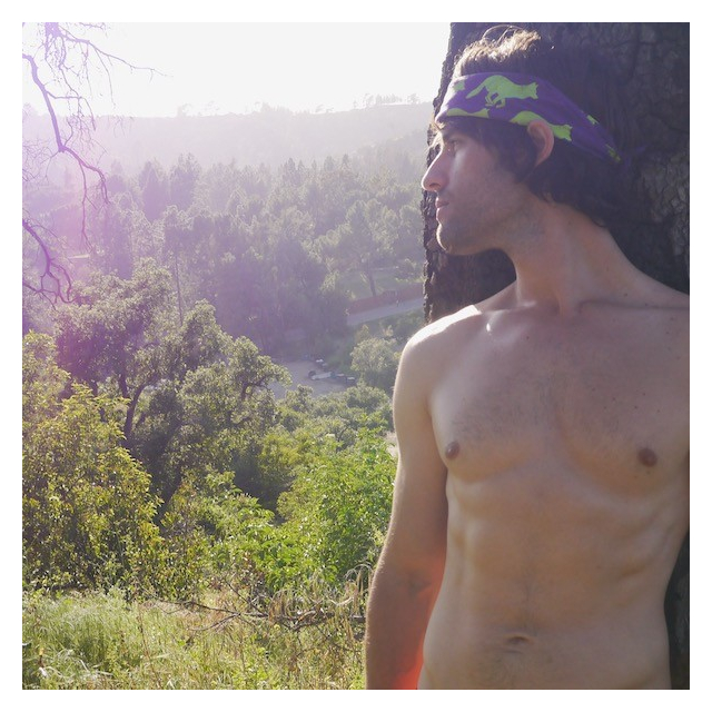 Runyon Canyon Apparel Signature Purple Neon Bandana Made In USA