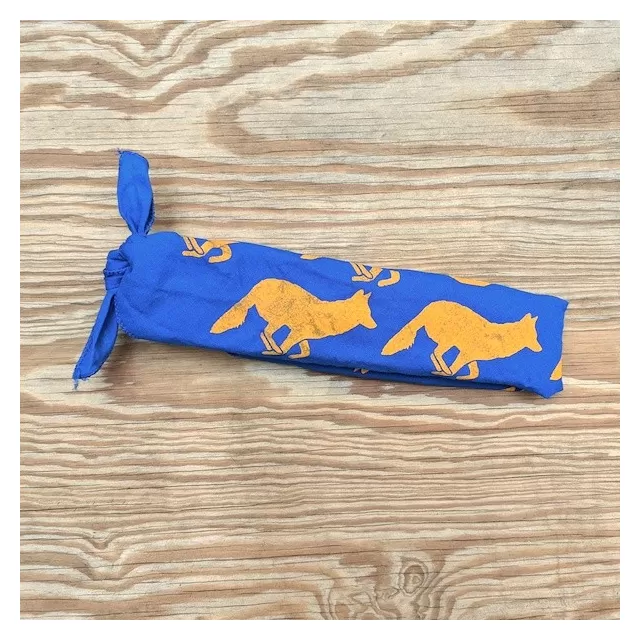 Runyon Canyon Apparel Signature Royal Blue Goldenrod Signature Bandana Made In USA. Great for running, hiking and all outdoor activities