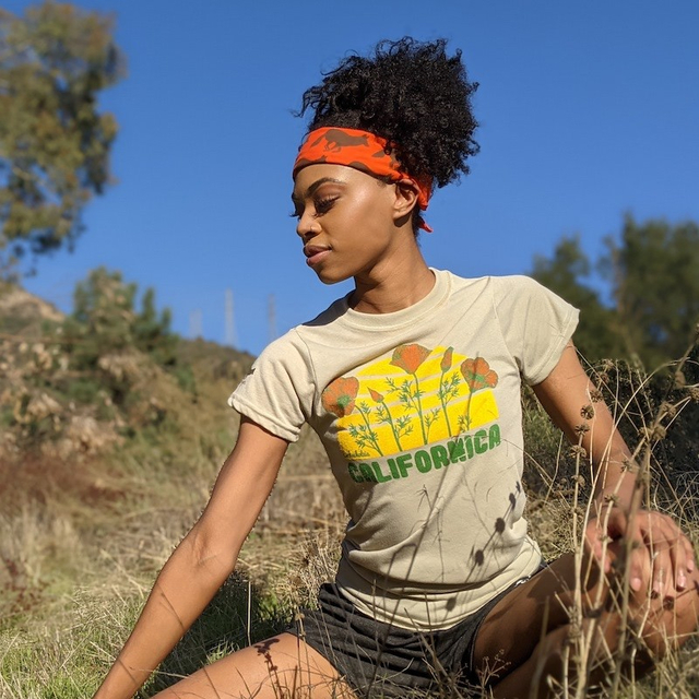 Runyon Canyon Apparel The Poppy Shirt Unisex Classic Trail Shirt Performance Sportswear Fitness Apparel American Made In USA