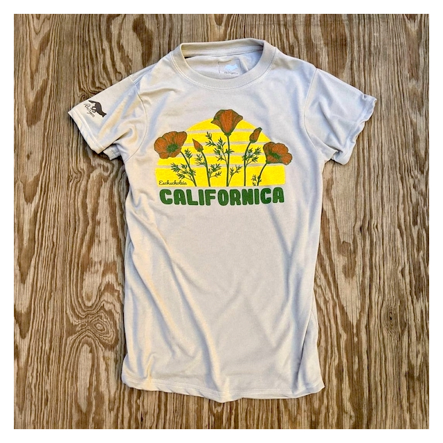 Runyon Canyon Apparel The Poppy Shirt Unisex Classic Trail Shirt Performance Sportswear Fitness Apparel American Made In USA