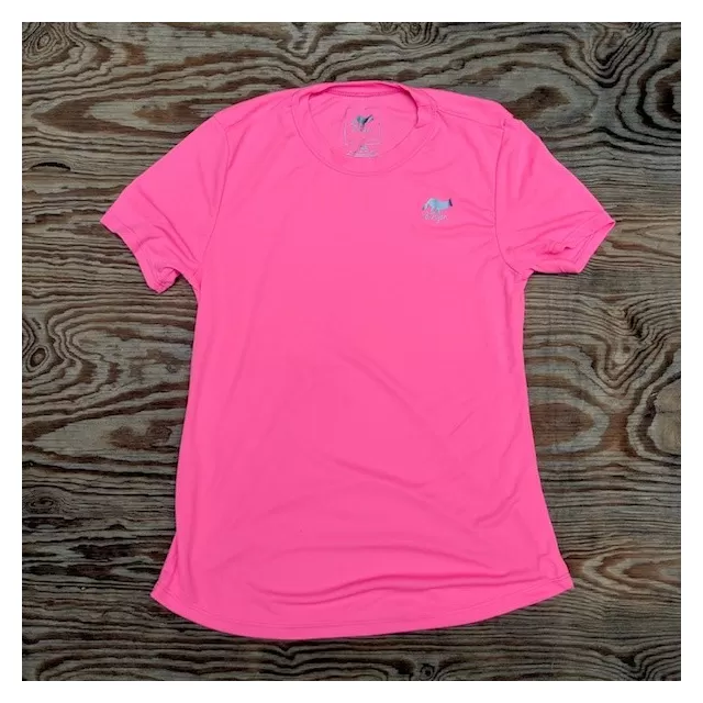 Runyon Womens Totall Hot Pink Training Performance Shirt Made In USA