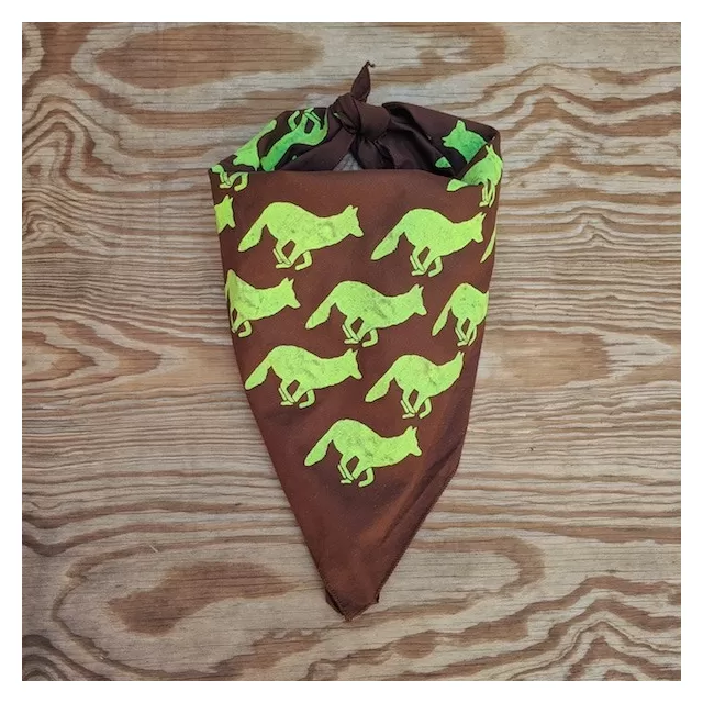 Runyon Canyon Apparel Signature Woodsy Neon Bandana Made In USA Runyon Canyon Apparel Signature Woodsy Neon Bandana Made In USA