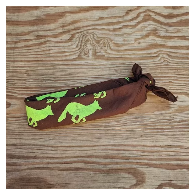Runyon Canyon Apparel Signature Woodsy Neon Bandana Made In USA Runyon Canyon Apparel Signature Woodsy Neon Bandana Made In USA