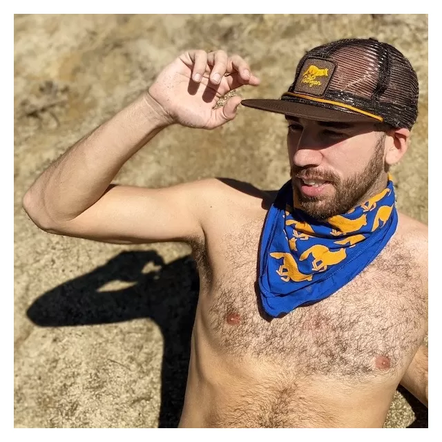 Runyon Royal Goldenrod Signature Bandana Made In USA