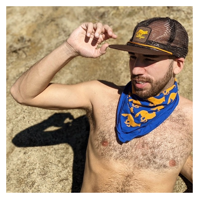 Runyon Royal Goldenrod Signature Bandana Made In USA