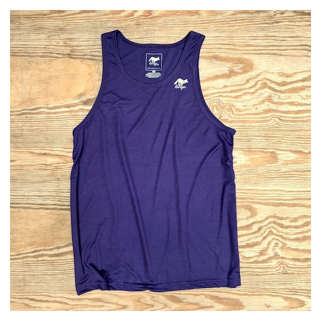 Runyon American Made In USA Mens Running Apparel Purple Training Fitness Tank Top Singlet