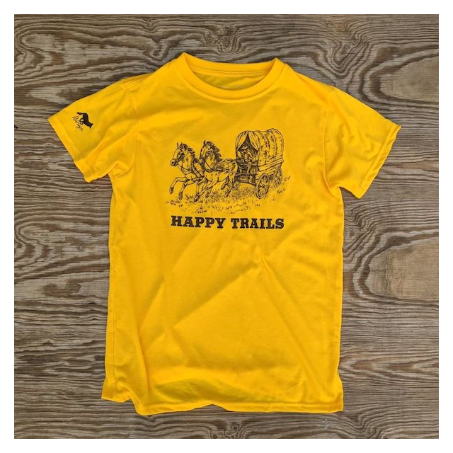 Runyon Canyon Apparel The Happy Trails Unisex Classic Trail Shirt Performance Sportswear Fitness Apparel American Made In USA