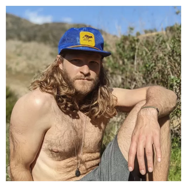 Runyon American Made In USA Royal California Gold Trucker Hat Trail Running Hiking Outdoor Fitness Runyon Canyon Apparel