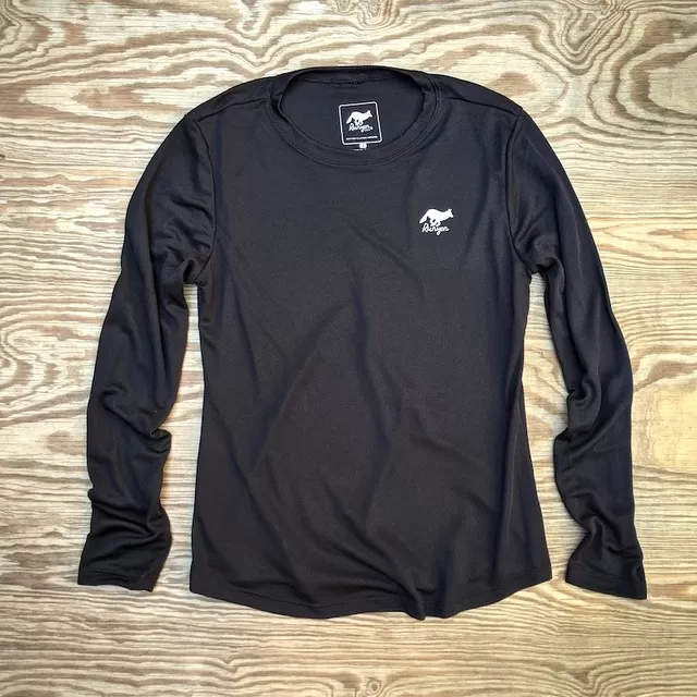 Runyon American Made In USA Black Long Tech Trail Performance Shirt