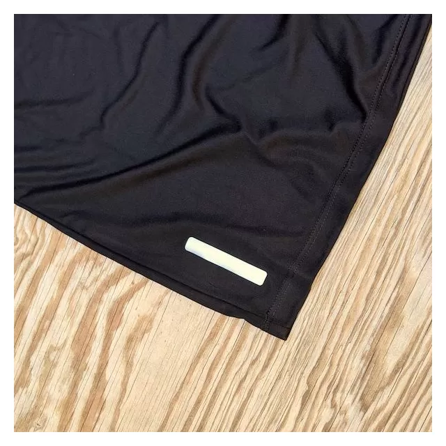 Runyon American Made In USA Womens Running Fitness Apparel Black Reflective Tank Top Singlet Performance Sportswear Runyon American Made In USA Womens Running Fitness Apparel Black Reflective Tank Top Singlet Performance Sportswear