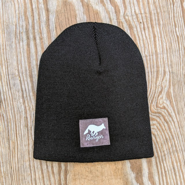 Runyon Black Woodsy Reflective Beanie Made In USA