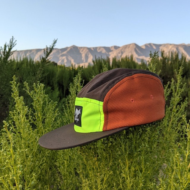 Runyon Burnt Neon Reflective Camp Hat American Made In USA Runyon Canyon Apparel