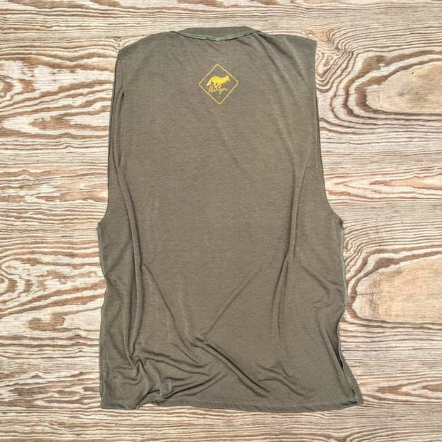 Runyon Canyon Apparel Men's Golden Sage Muscle Up Muscle Tank | Made In USA