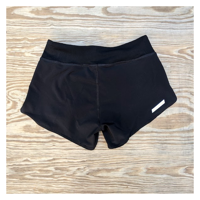 Runyon Women's Black Performance Running Shorts. American Made In USA
