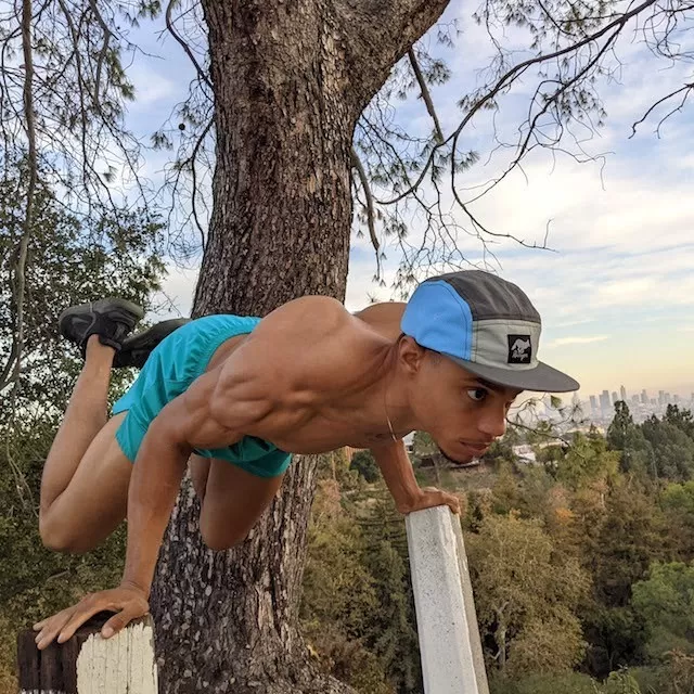 Runyon Blue Skies Reflective Camp Hat Made In USA Runyon Canyon Apparel