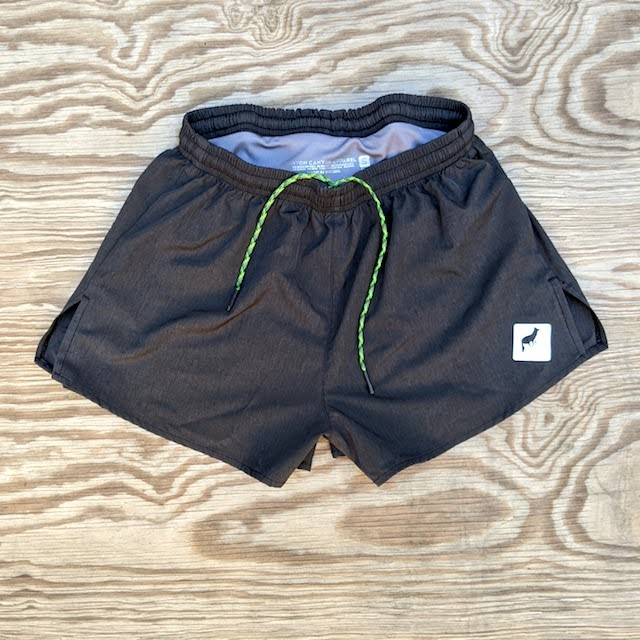 Runyon Unisex 3" Charcoal Performance Running Short Made In USA | Runyon Canyon Apparel