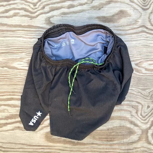 Runyon Unisex 3" Charcoal Performance Running Short Made In USA | Runyon Canyon Apparel