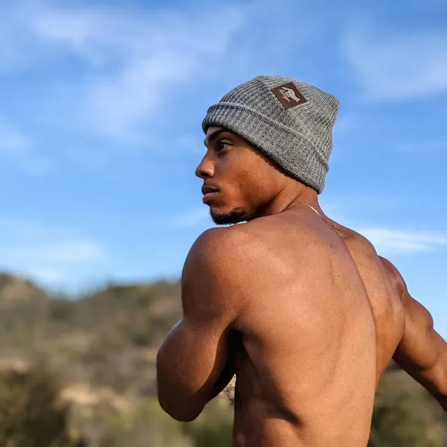 Runyon Foggy Woods Reflective Knit Performance Beanie Made In USA