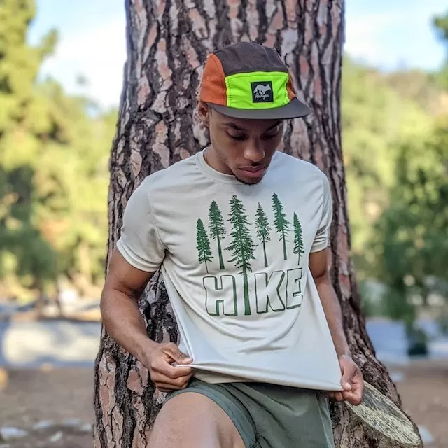 Runyon Hike Natural Evergreen Tech Trail Performance Shirt Made In USA