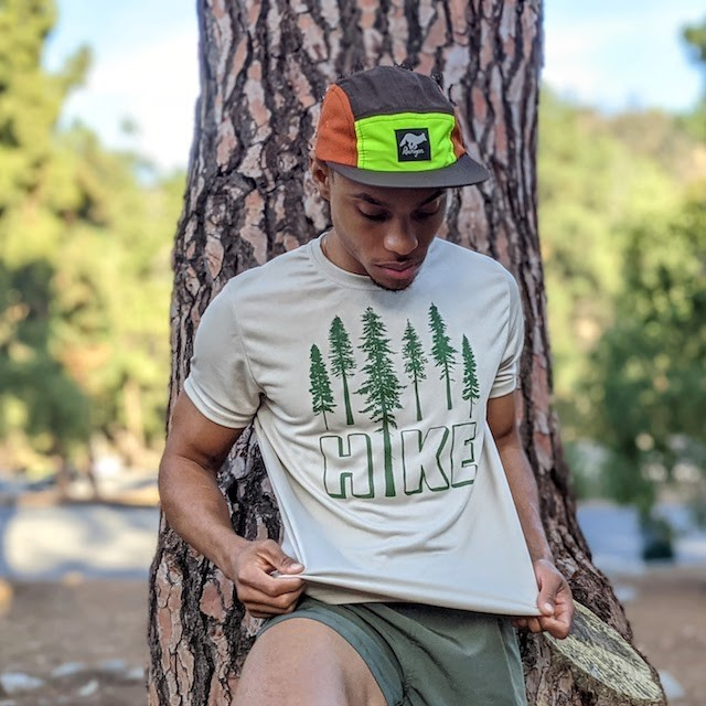 Runyon Hike Natural Evergreen Tech Trail Performance Shirt Made In USA