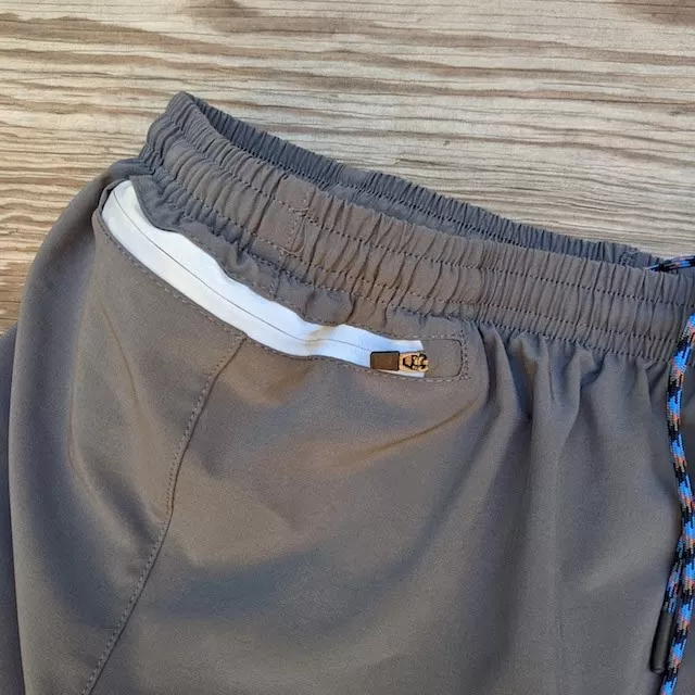 Runyon Steel Grey Unisex 3" Performance Running Short Made In USA | Runyon Canyon Apparel