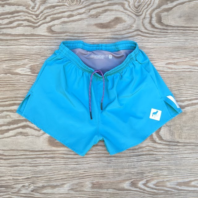 Runyon Unisex 3" Teal Performance Running Short Made In USA