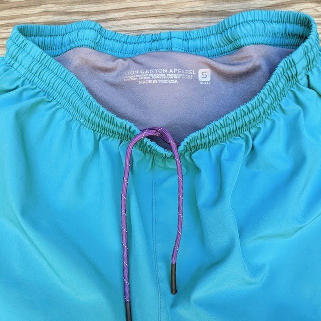 Runyon Unisex 3" Teal Performance Running Short Made In USA