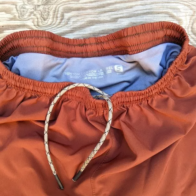 Runyon Unisex 3" Rust Performance Running Short Made In USA | Runyon Canyon Apparel