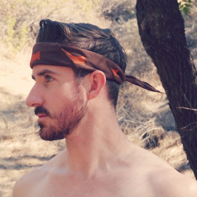 Runyon Canyon Apparel Woodsy Brown Signature Bandana Made In USA