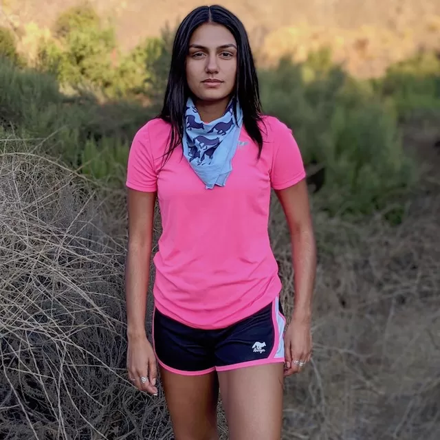 Runyon Womens Totall Hot Pink Training Performance Shirt Made In USA