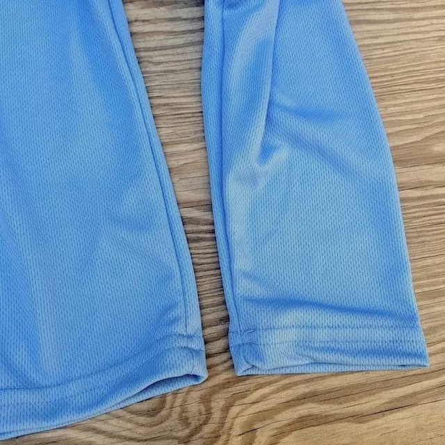 Mens Baby Blue Skies Long Sleeve Technical Trail Performance Sportswear Shirt Made In USA