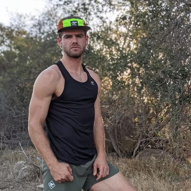Runyon Men's Black Performance Training Fitness Tank Made In USA