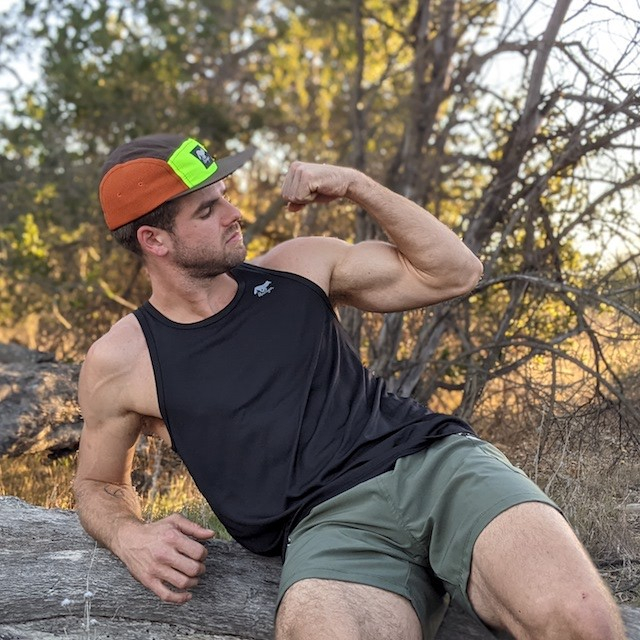 Runyon Men's Black Performance Training Fitness Tank Made In USA