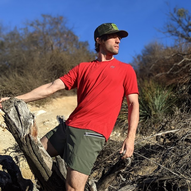 Runyon Chili Red Classic Performance Trail Shirt Made In USA