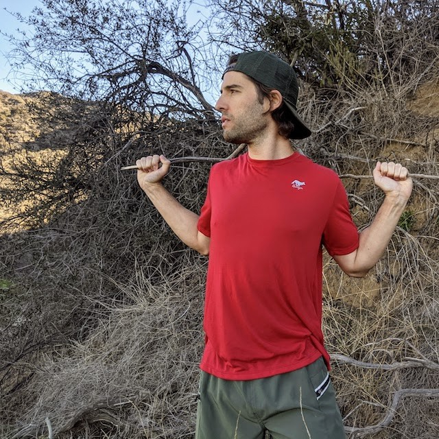 Runyon Chili Red Classic Performance Trail Shirt Made In USA