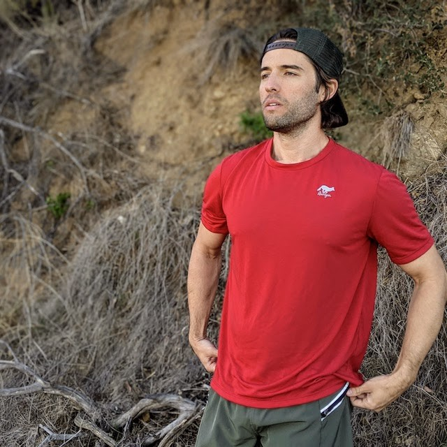 Runyon Chili Red Classic Performance Trail Shirt Made In USA